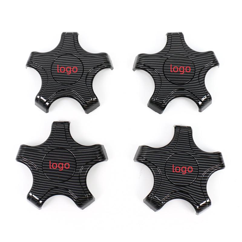 

Tesla Model 3 Wheel Hub Cap with T & 3 Logos - Five-Spoke Accessories Black