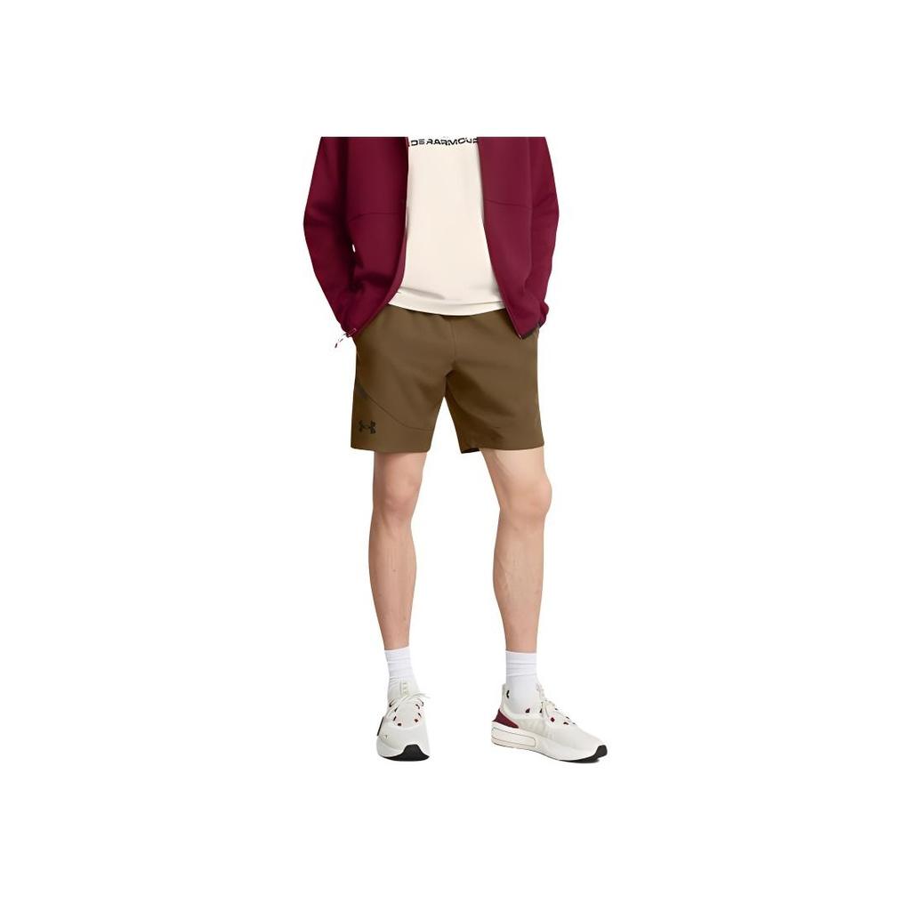 Under Armour Unstoppable Lace-Up Mid-Rise Casual Shorts Men shorts Coyote-Brown 1370378-498