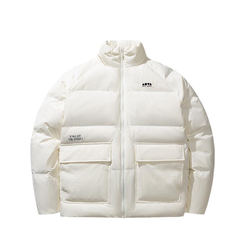 

Anta Loose Fit Stand Collar Warm Casual Sports Fashion Down Jacket Unisex Outerwear 172548911-1 L