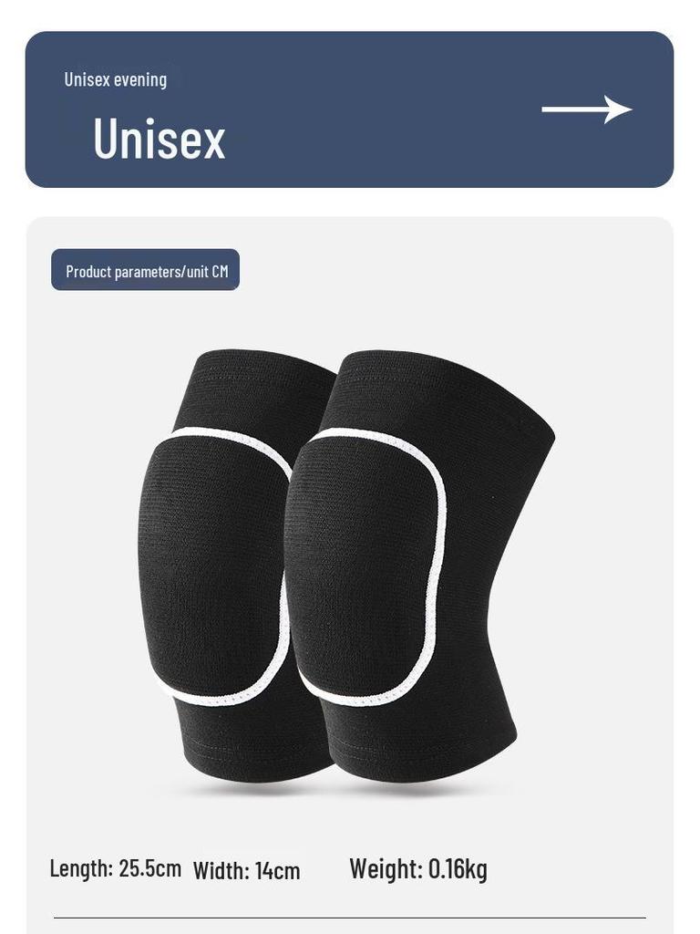 Dance & Sports Anti-Collision Knee Pads - Thickened Sponge for Yoga, Jazz, Street Dance, Knee Protection