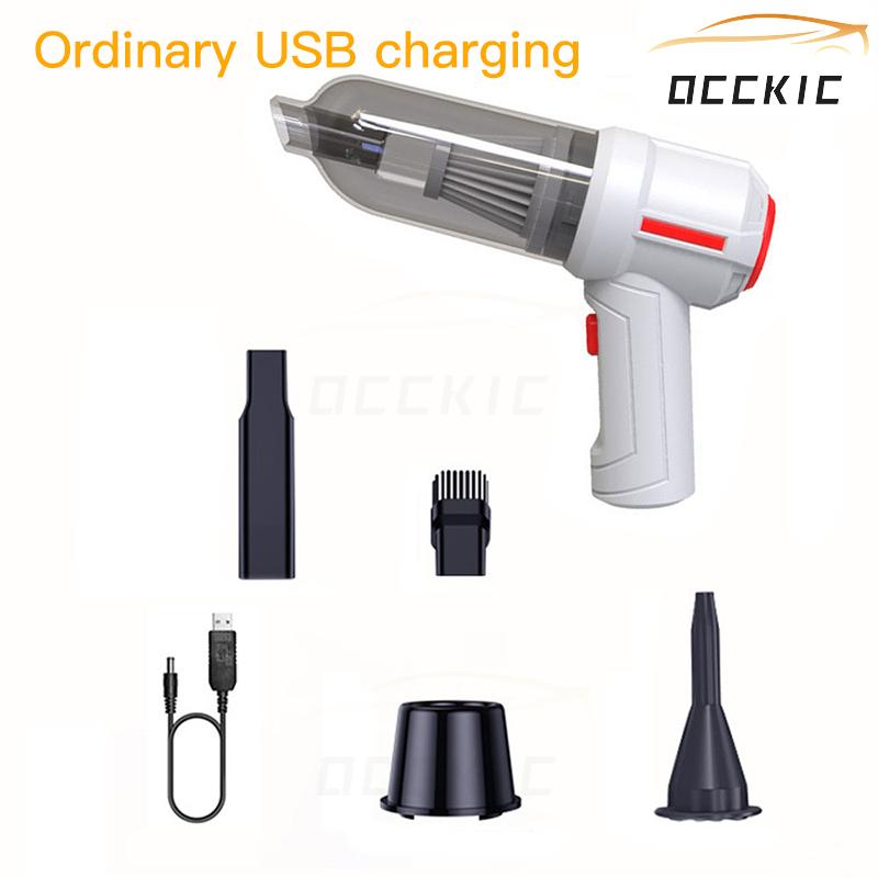 

95000Па Автомобильный пылесос 3 в 1 Беспроводной пылесос Ручной вакуумный насос Для дома Всасывание Портативный Беспроводной Автомобильные аксессуары белый