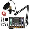 "BM800 Live Sound Card Set: English Version, V8s Compatible with Podcasts & Platforms"