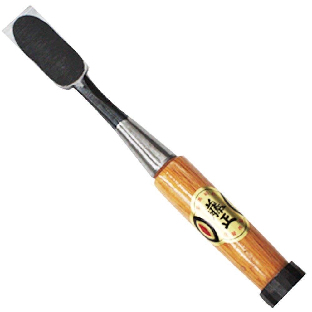 Fujimasa Oiiri Red Oak Handle Hyogo 9mm Chisel, [Handmade, Miki, Prefecture]