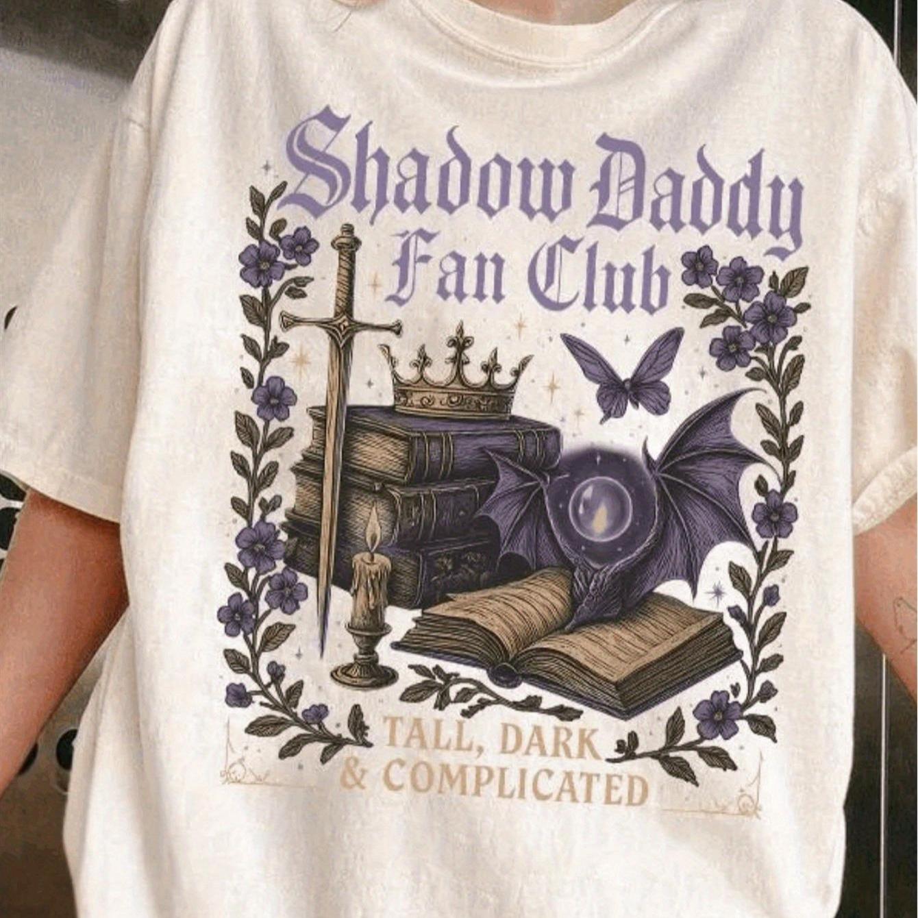 Dark Fantasy Theme Book Fans Dark Fantasy Enthusiasts Pure Cotton Tshirt Summer New Style Unisex Casual Fashion Tshirt S