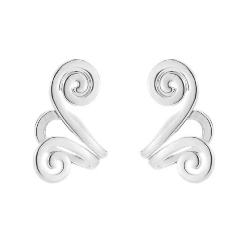 Japanese and Korean personality is simple and tight, Sun Wukong ear clips, a pair of Korean flower shape ear clips without ear piercings
