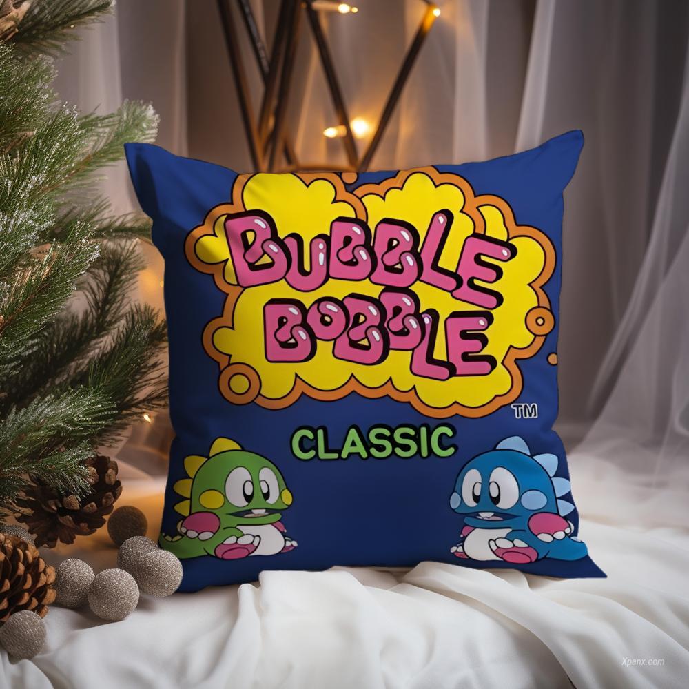 Hot Game B-Bubble Bobble Cushion Cover Premium Comfort Reversible Pillow Cove -Two In One Design For Any Room & Car Interior