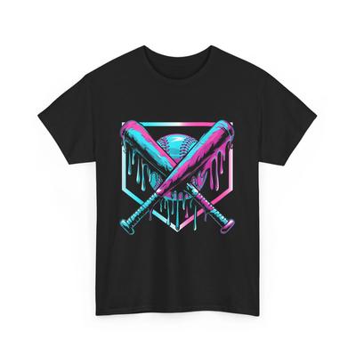 Baseball Bats T Shirt, Baseball Drip Ice Cream Sports Lovers T Shirt