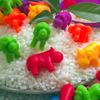 36pcs Color Sorting Animal Toy Set - Fun Parent-Child Sensory Game | Fine Motor Skills Training with Bowls and Tweezers