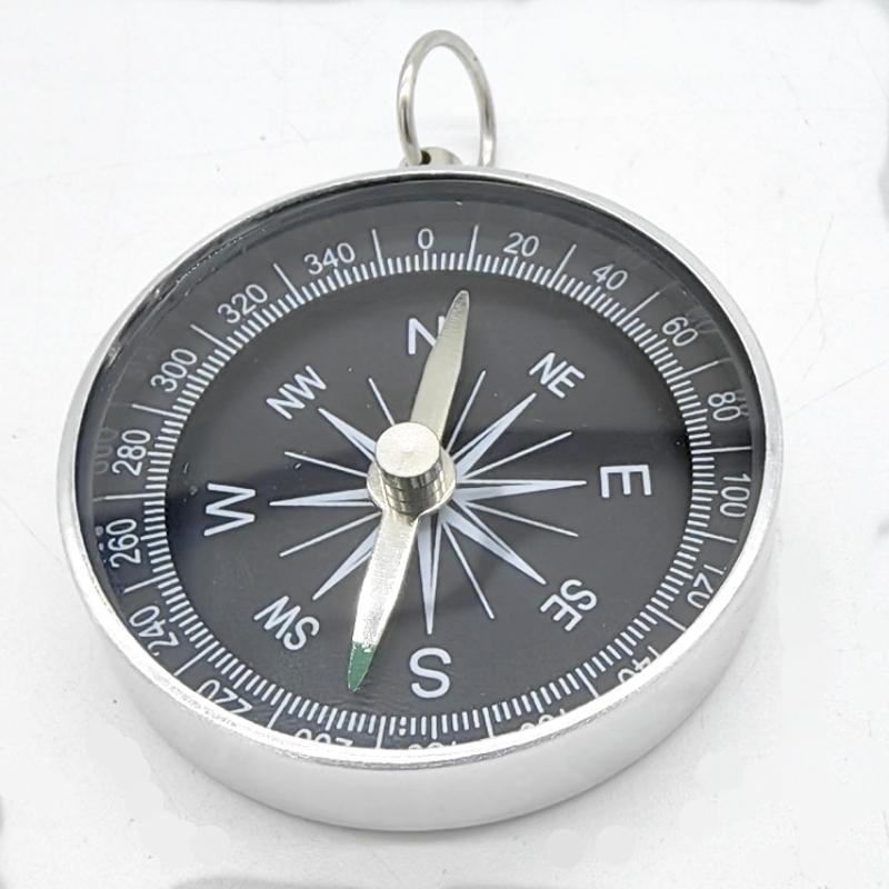 Tragbarer Outdoor Camping Wander Metall Aluminiumlegierung Kompass Wasserdicht Rostfrei Navigationskompass