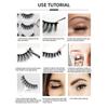 10 Pairs/set Mink False Eyelashes Set Natural False Eyelashes Fake Lashes Long Makeup Reusable Extension Eyelashes for Beauty