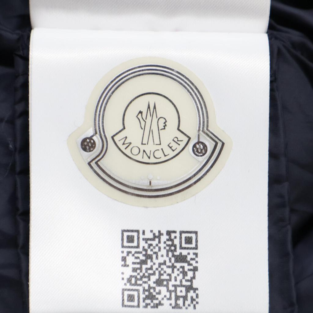 MONCLER HERMINE Hermine hooded down jacket coat O NavyUsed