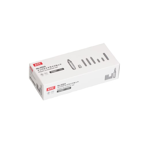 Kyoto Machinery Tools (KTC) Impact Driver Set SD6A Silver
