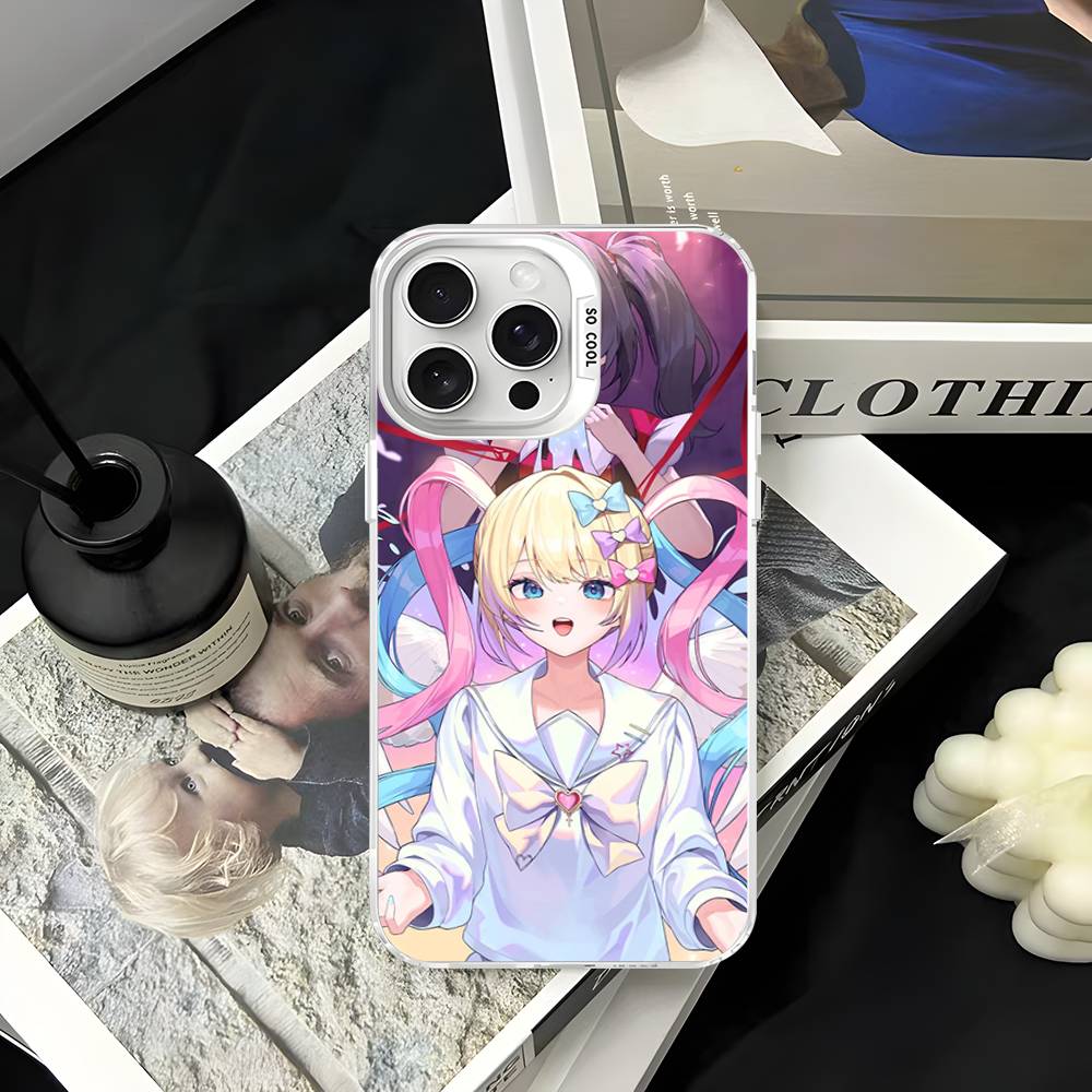 Anime Needy Streamer Overload Phone Cover For IPhone 16 15 14 13 12 11 17 Pro Max Plus Color Silver Shell