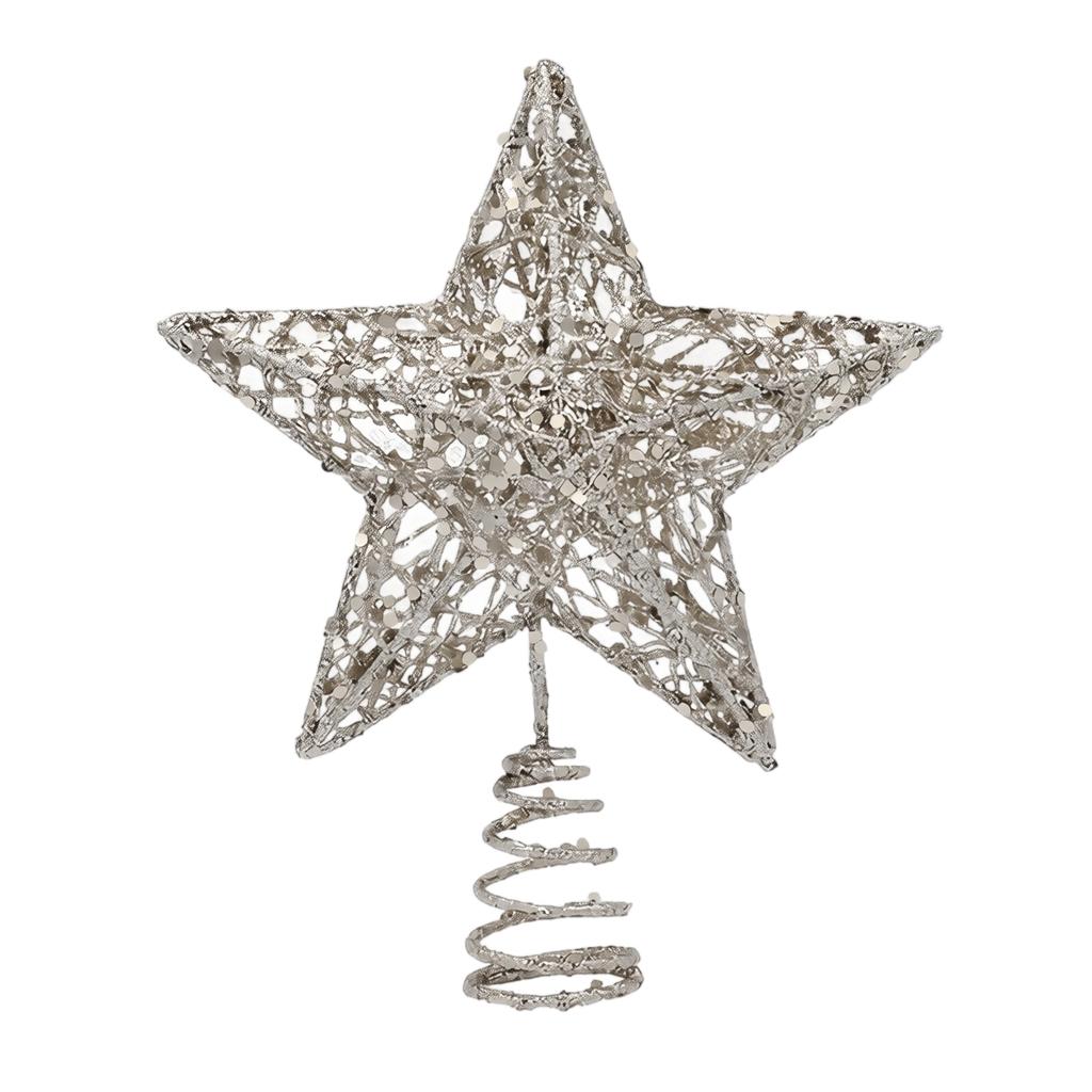Christmas Tree Topper Star with Lights, Gold Glitter 3D Star, 1520 Cm, Tree Top Decor