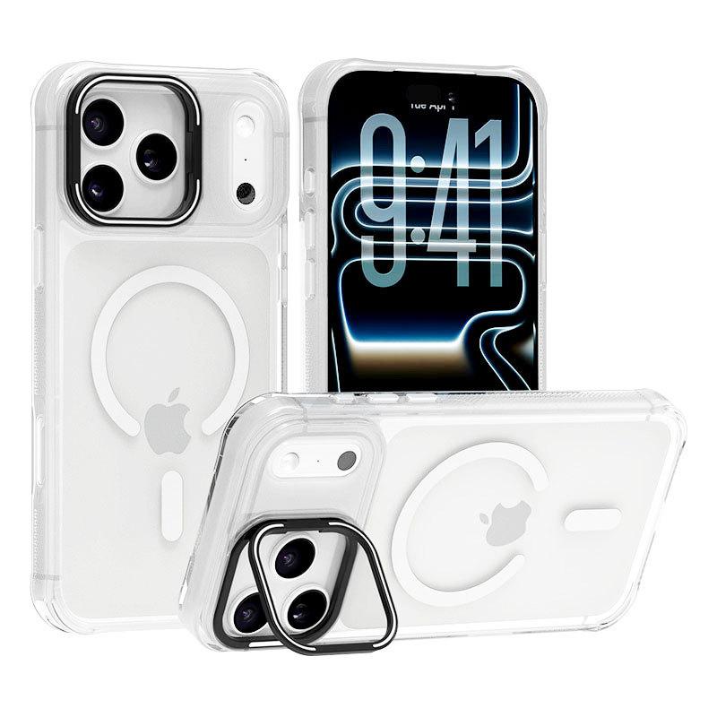 Skin feel bracket Apple 11 mobile phone case iphone11promax/11/11 matte magnetic suction simple protective case