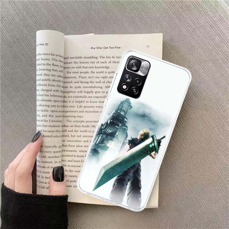 Final Fantasy VII Phone Case For Xiaomi Poco X4 F4 GT X3 NFC X5 X6 X7 Pro 5G M5 M5S M3 F5 Mi F6 F3 F2 F1 Cover Coque Fundas TPU
