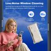 Window Cleaning Robot Liectroux G8, High Speed, Double Spray, Ultra-fine Cleaner, Bionic Wiper 4 Edges and 4 Angles