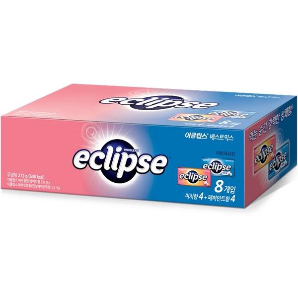 

Eclipse Best Mix Мята 34 г х 4 шт. + Персик 34 г х 4 шт., набор, 272 г, 1 комплект
