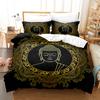 3D Buddha Bedding Set Microfiber Luxury Printed Down Duvet Cover Pillowcase 2/3 Birthday Gift AU210 * 240 Full Size Quick Drying Soft Home Textile