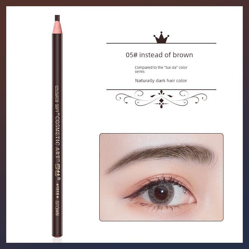 Hengsi 1818 Tear-Off Eyeliner Waterproof Professional Makeup Artist Flat Hard-Core Eyebrow Pencil
