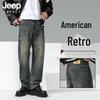 JEEP SPIRIT Herren Vintage Lockere Gerade Jeans