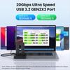 NVME SolidState Drive Duplicator Dual-Bay M.2 SSD DockingStation Read-Write 20Gbps Offline Copying Cloner Duplicator(US)