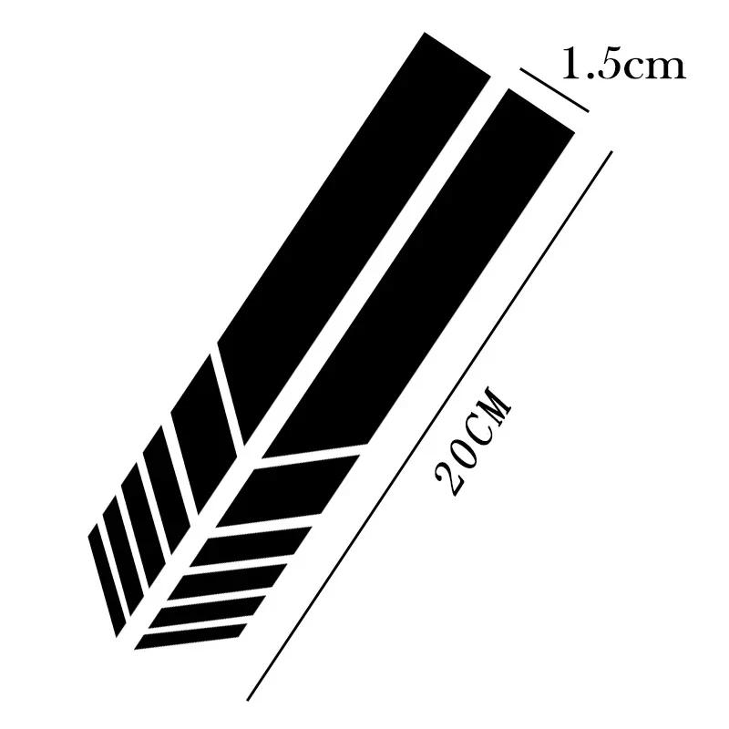 Car Sticker 2PCS Car Rearview Mirror Stickers Auto Body Decor Decal For MERCEDES BENZ W211 W204 W210 W203 CLA GLA Accessories