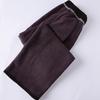 Velvet Winter Curved Blade Pants for Middle-Aged Women: Plus Size Slimming Wide-Leg Pants
