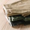 American Vintage Style Men's Shorts Washed Baggy Short Cargo Pants Summer Fashion Cotton Casual Stretchy Shorts