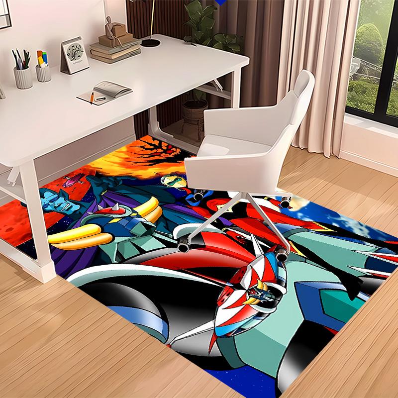 UFO Robo Grendizer Printed Absorbent Washable Carpet, Non-Slip Bathroom Mats, Kitchen Rugs, Yoga Mat,Living Room Entrance, Camping Picnic Rugs