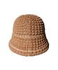 Seullipiseullib Line Minimal Brown Bucket Hat