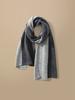 Spring 100% Cashmere Scarf Openwork 2 Tones Patchwork Scarves Shawl Cashmere Women Must Have Light Outer Wraps Autumn 160*35cm