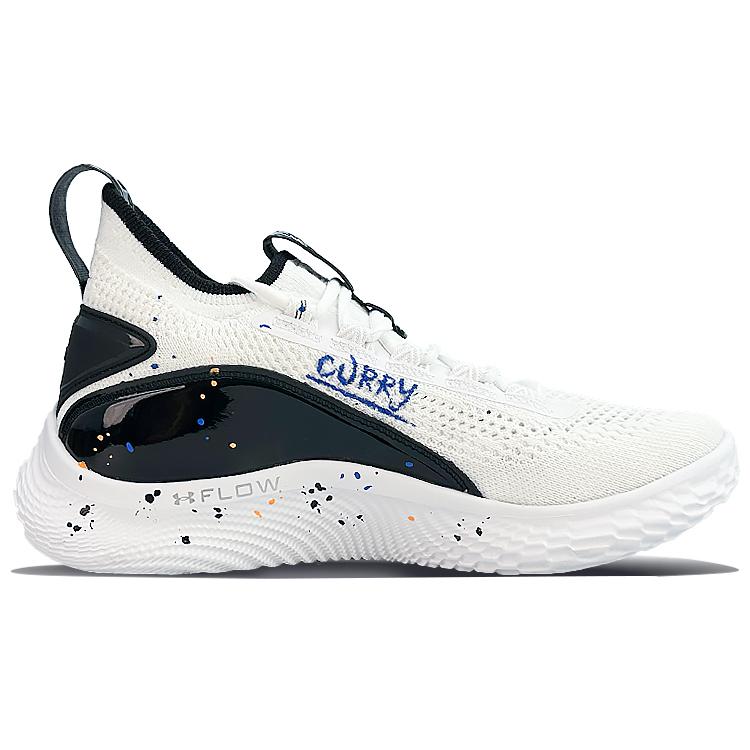 Under Armour Curry 8 Cushioning Slip Resistant Abrasion Resistant Breathable Coverage Lightweight Low top 3024785-111(Team40-S-BOX)