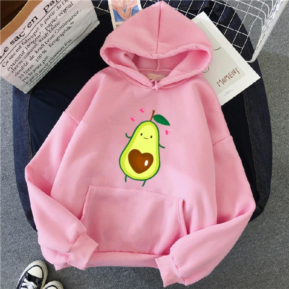 Autumn and winter new women's casual style versatile printing style pattern hooded sweater jacket