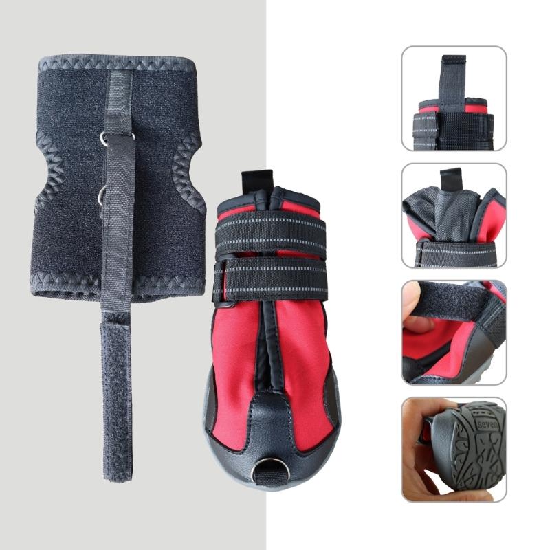 Drop Foot Brace with Reel(No Knuckling Boot Brace) for Dog Corrective Dog Shoes to Safely Lift Toes for foot Issue
