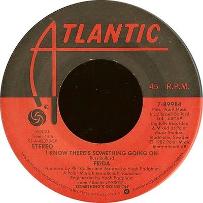 7inch Record FRIDA - I Know There's Something Going On 789984 Atlantic 1982 US Rock Used