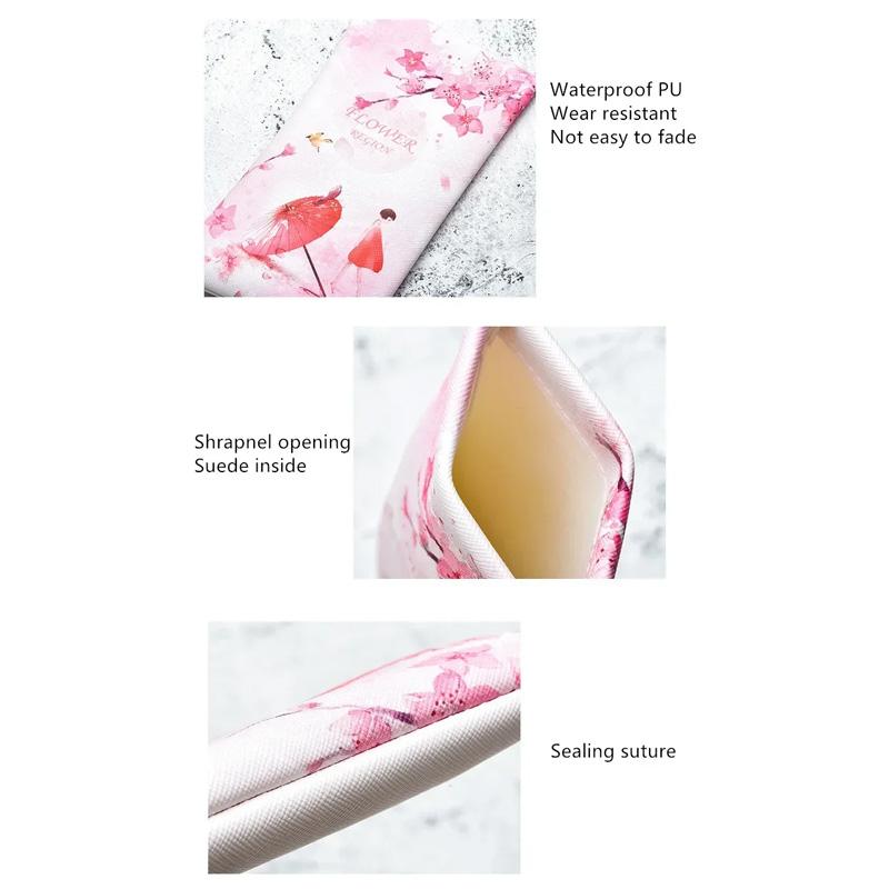 1PC Floral Print Anti Pressure Storage Bag Eyewear Protector Oil Painting Portable Glasses Case Box Storage Bag Sunglasses Box