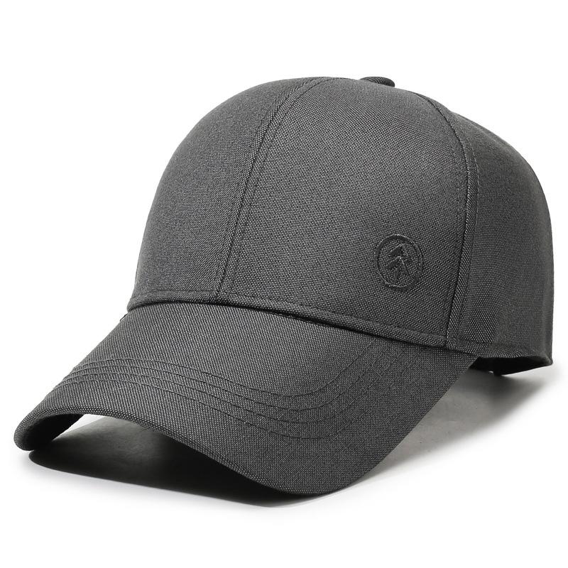 Middle-Aged Men S Baseball Cap Men S Middle-Aged And Elderly Outdoor Cap Hard Top Fashion Hat Casual Outdoor Visor Tide Adjustable серый