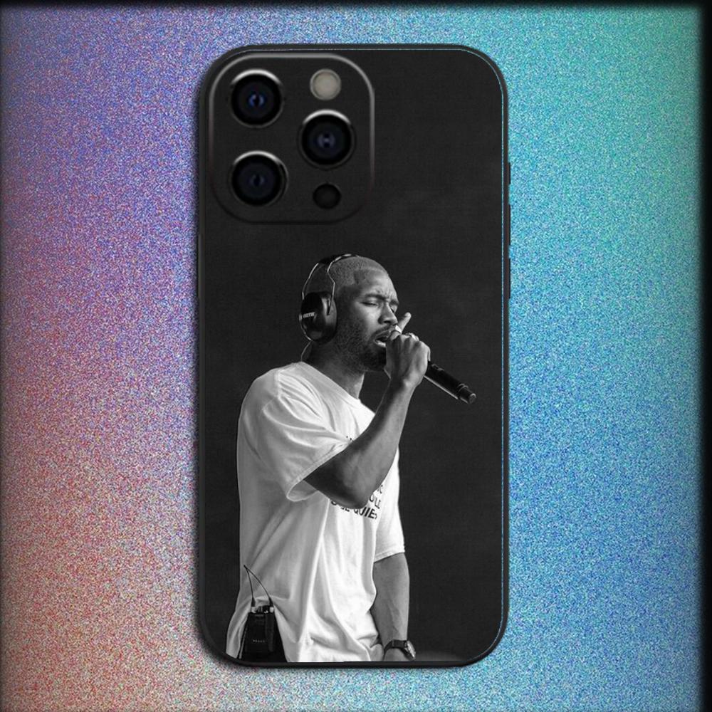 

F-Frank Singer Ocean Phone Case For iPhone 16,15,14,13,12,11,Pro,X,XS,Max,XR,Plus,Mini Soft Black Cover iPhone12mini