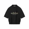 X Fear of God Athletics Heavy Jersey 3/4 Mock Tee 'Black' IS6839