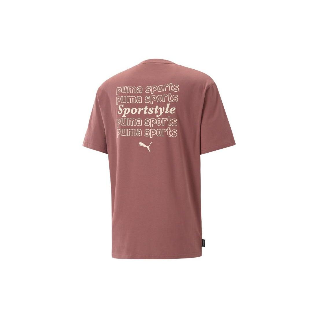 PUMA Casual T-Shirt Pink Men s 622536-49 M