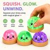 Raviolo Squishy Glow In The Dark Cibo Finto Morbido a Lenta Risalita Spremibile Anti Stress Gadget per Feste Sorpresa Riempimento Sacchetti Regalo