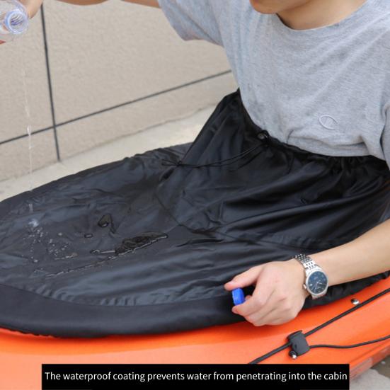Professional Kayak Skirt Good Sealing Avoid Water Infiltration Easy To Use Canoe Spray