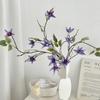 Artificial Clematis Flower Bouquet for Living Room & Dining Table Decoration - Photogenic Faux Flower Arrangement