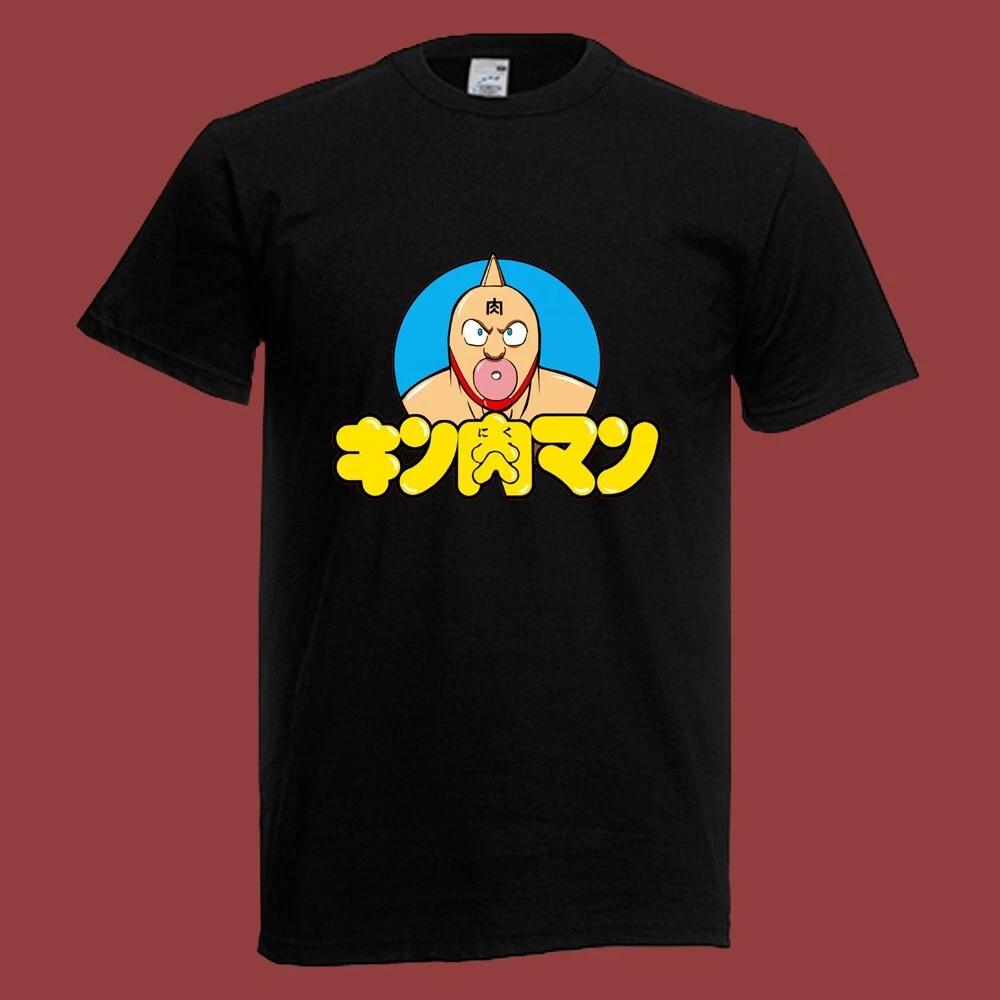 Kinnikuman Japan Retro Cartoon Men s Black Size S-5XL L