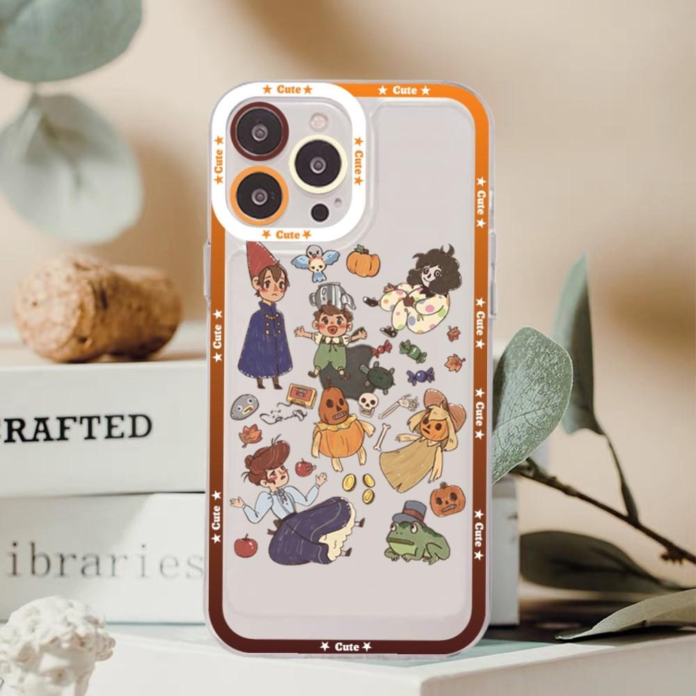 Cartoon O-Over the G-Garden W-Wall Phone Case For iPhone 15 11 12 13 14 Mini Pro Max XR X XS TPU Clear Case