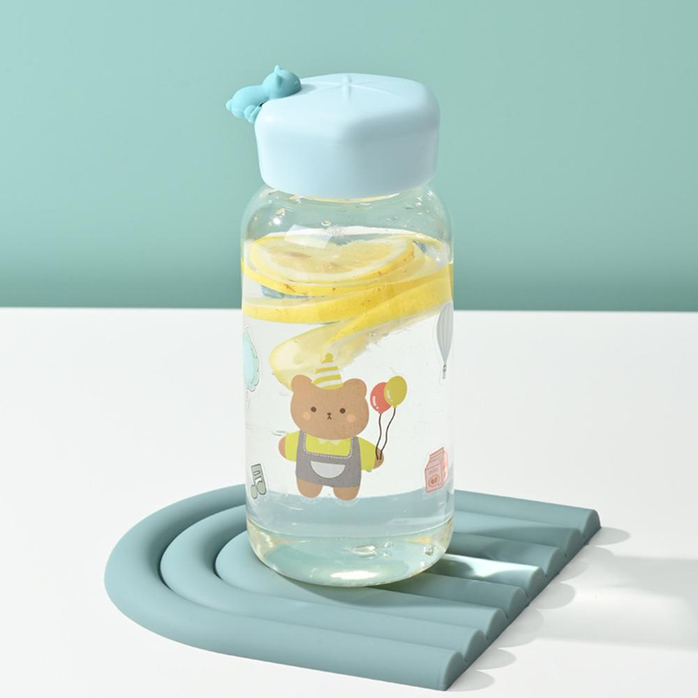 1PC Plastic Cup Leak-Proof With Handle Water Cup Student Classroom Office Outdoor Travel Portable Gift Cup