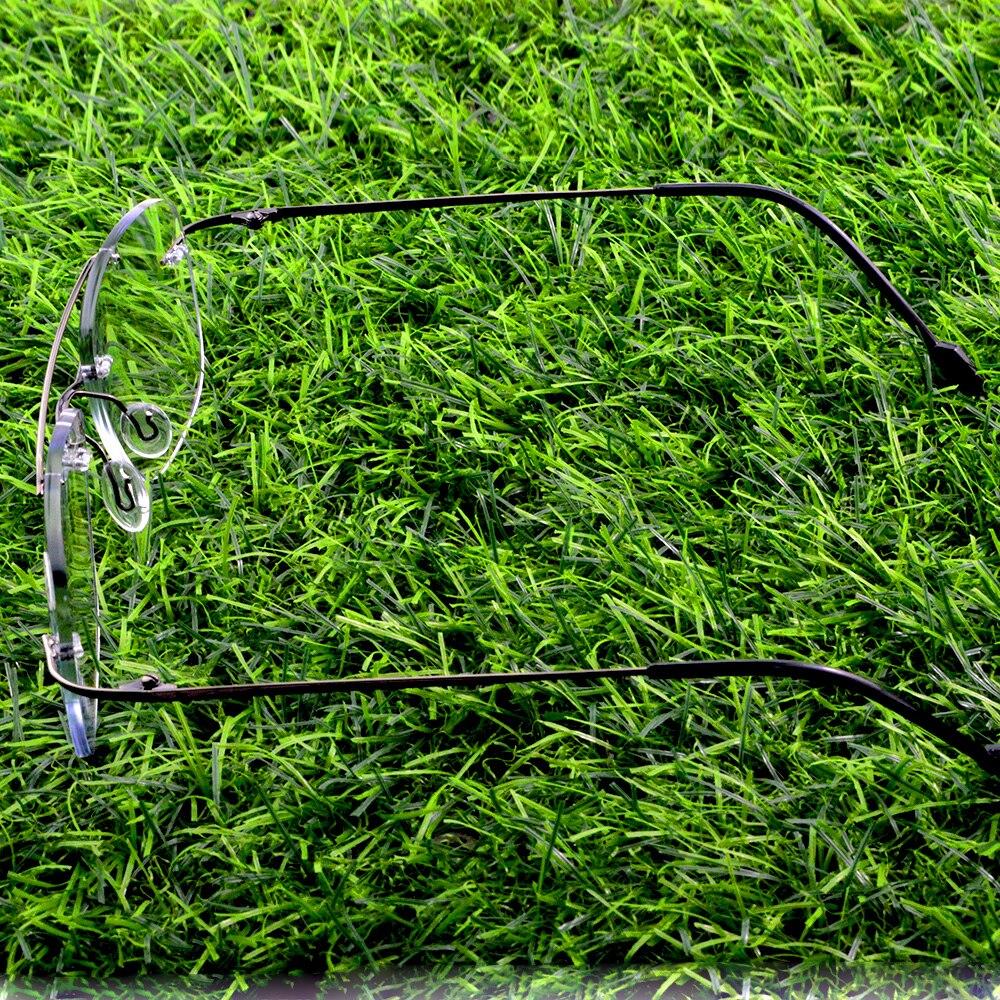 Men Women Aviation Rimless Antireflective Frameless Progressive Multifocal Limited Reading Glasses +1 To +4
