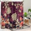 Elephant Shower Curtain,  Animal Shower Curtains for Bathroom Decor Africa Safari Ocean Bath Curtain Set, Waterproof Fabric with