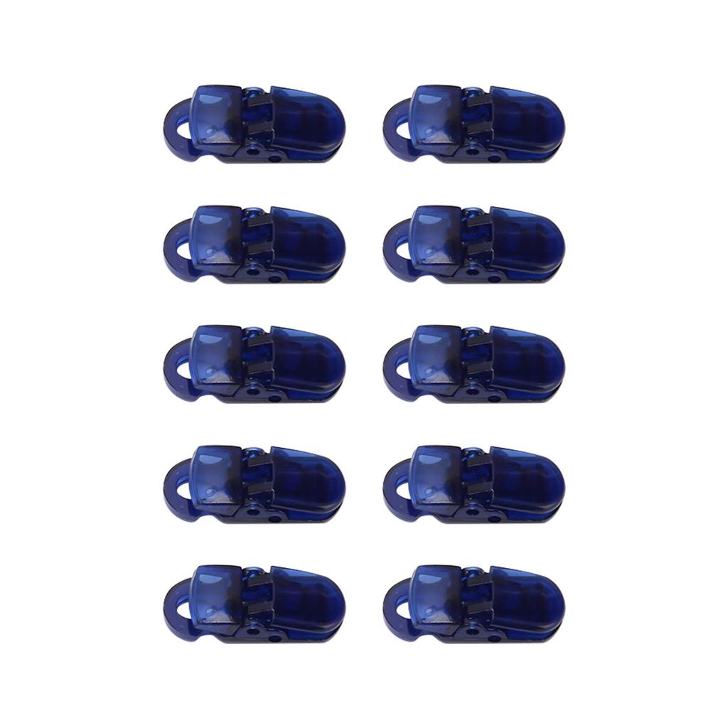 10Pcs Hearing Aid Lanyard Clip Multipurpose Transparent Hearing Aid Clip for Quick Building Dark